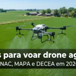 Regras para voar drone agrícola — regras drone agrícola
