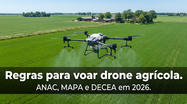 Regras para voar drone agrícola — regras drone agrícola