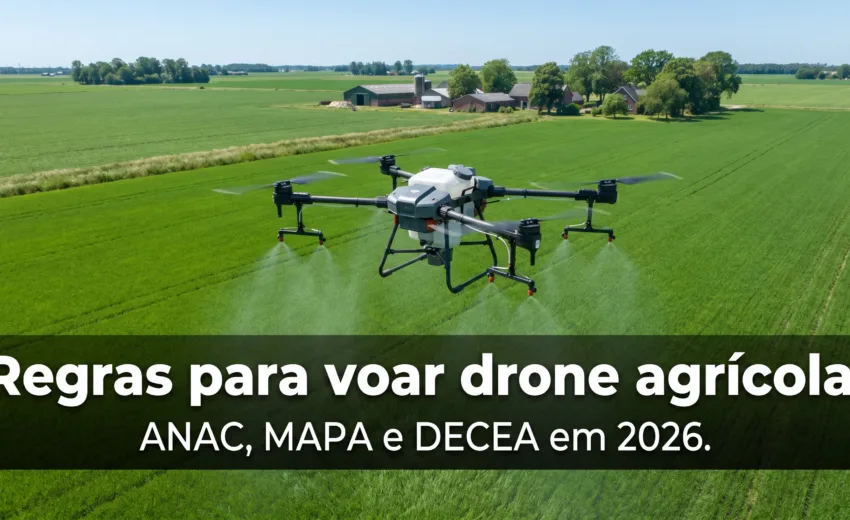 Regras para Voar Drone Agrícola no Brasil em 2026