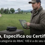 Aberta, Específica ou Certificada? — categorias do RBAC 100