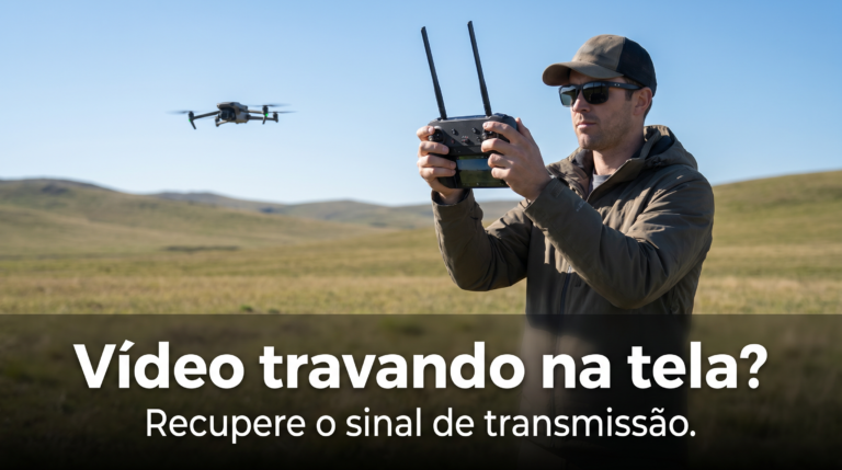 Vídeo travando na tela? — vídeo drone dji travando