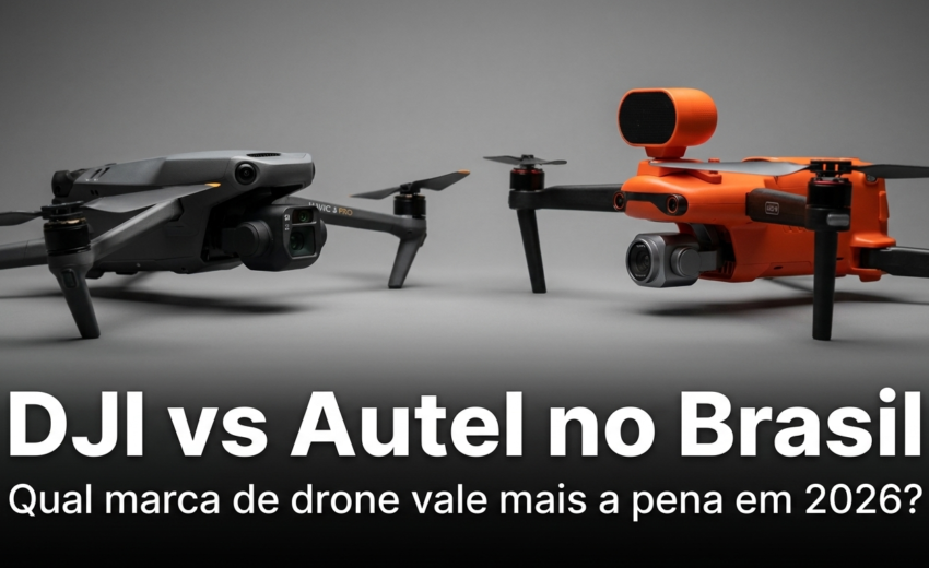 DJI vs Autel: qual a melhor marca de drone para comprar no Brasil em 2026?