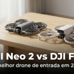 DJI Neo 2 vs DJI Flip: qual o melhor drone de entrada em 2026?