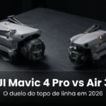 DJI Mavic 4 Pro vs DJI Air 3S: qual o melhor drone profissional em 2026? — DJI Mavic 4 Pro vs Air 3S