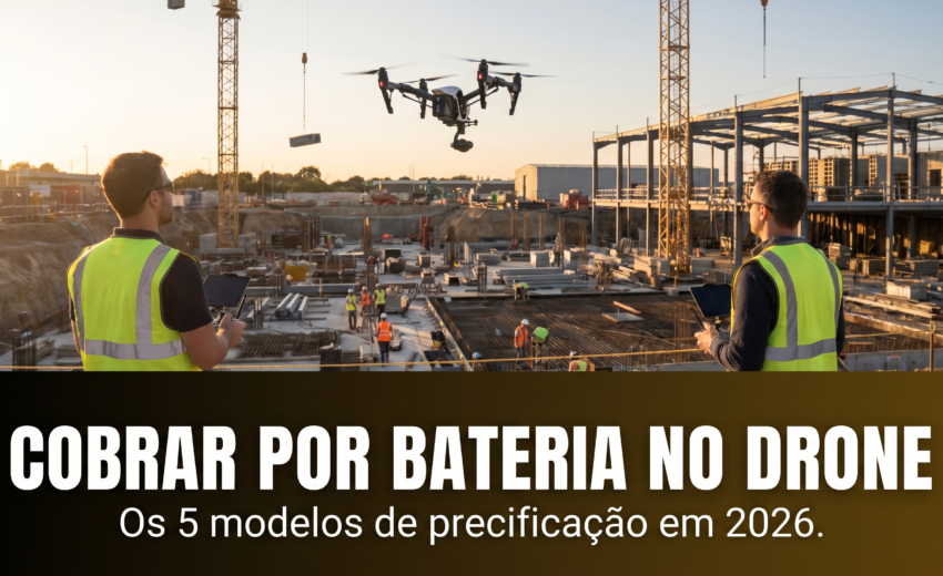 Cobrar por Bateria no Drone Vale a Pena? Os 5 Modelos de Precificação em 2026