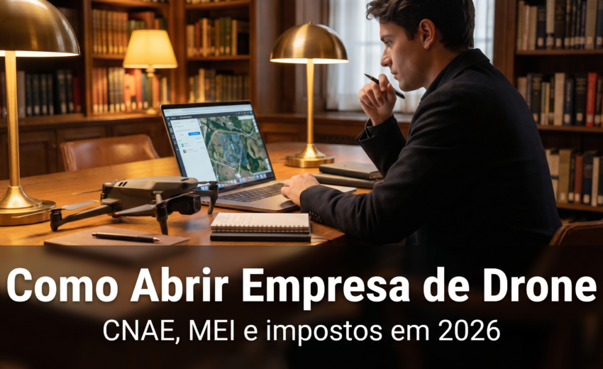 Como Abrir Empresa de Drone em 2026: CNAE, MEI e Impostos