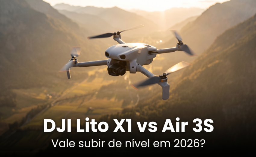 DJI Lito X1 vs DJI Air 3S: Vale Subir de Nível em 2026?