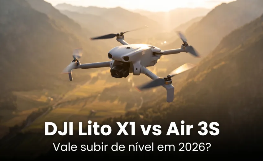 DJI Lito X1 vs DJI Air 3S: Vale Subir de Nível em 2026?