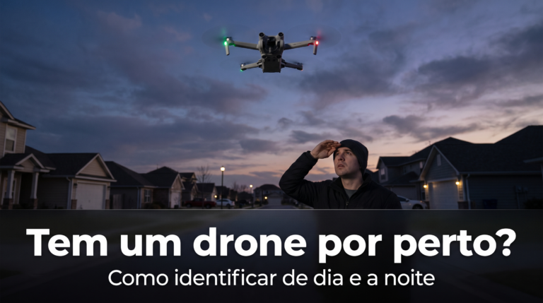 Tem um drone por perto? — como saber se tem drone por perto