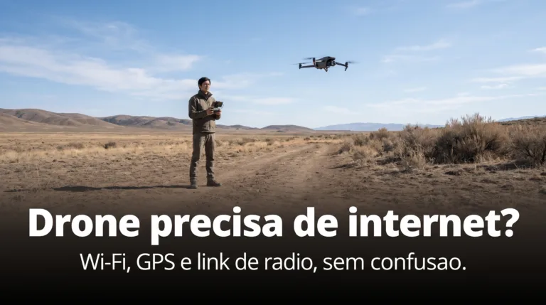 Drone precisa de internet?