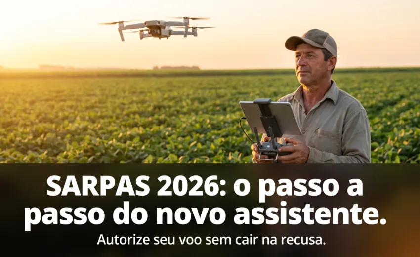 Autorização de voo de drone: o SARPAS passo a passo (2026)