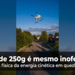 Drone de 250g é mesmo inofensivo? — drone de 250g é perigoso