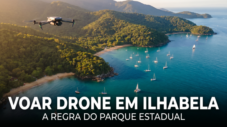 Voar drone em Ilhabela