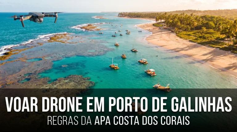 Voar drone em Porto de Galinhas