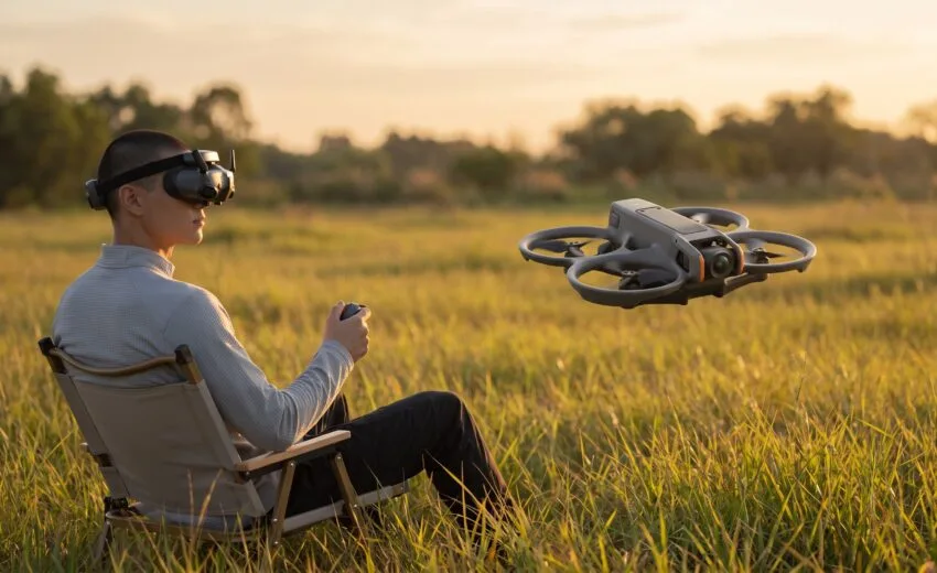 Óculos FPV da DJI em 2026: Goggles 3, N3, Integra e qual faz sentido pra você