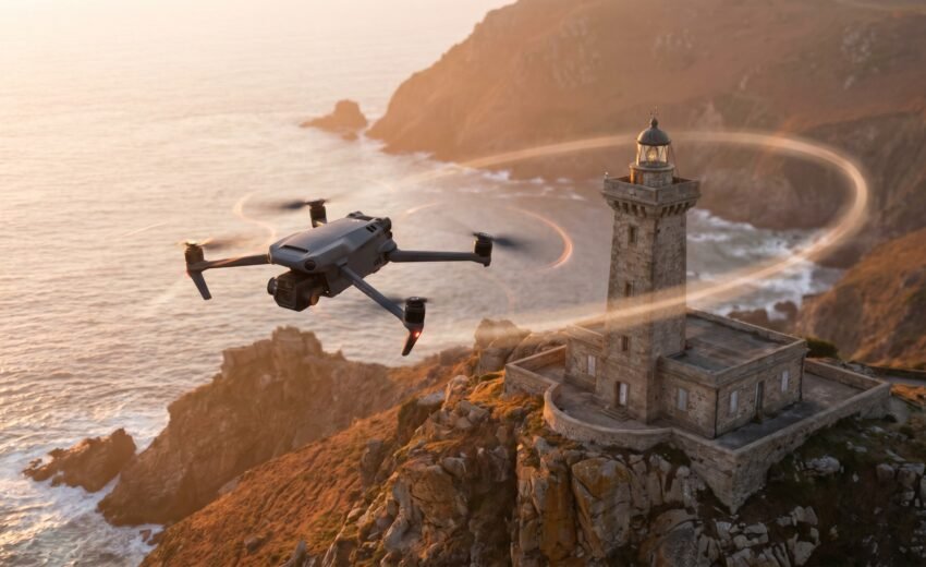Orbit com drone: como fazer a órbita perfeita (POI, Circle e manual) em 2026