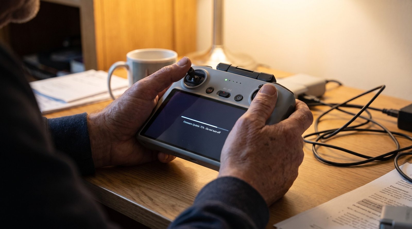 Atualizando o firmware do DJI Lito X1 pelo app DJI Fly