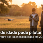 Menor de idade pode pilotar drone?