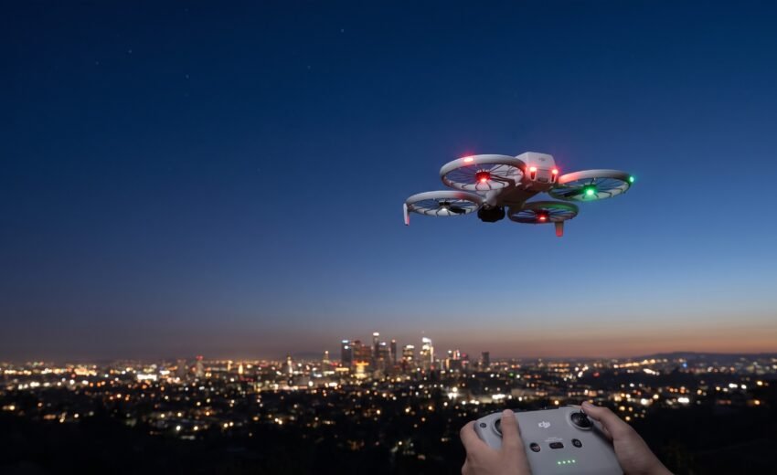 É drone ou avião? Como identificar as luzes no céu à noite (2026)
