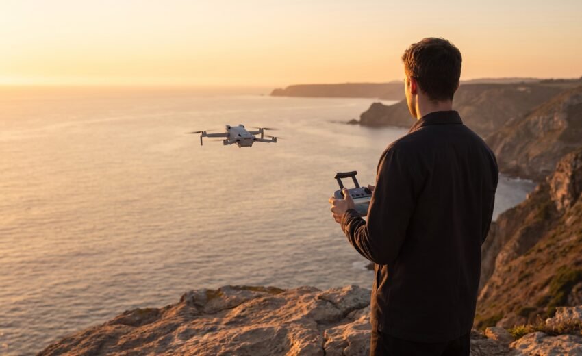 Fotografia e filmagem aérea com drone: o guia completo para entregar (e cobrar) em 2026