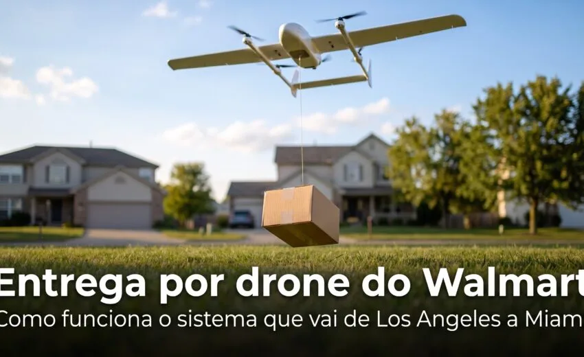 Entrega por drone do Walmart: como funciona o sistema que vai de Los Angeles a Miami