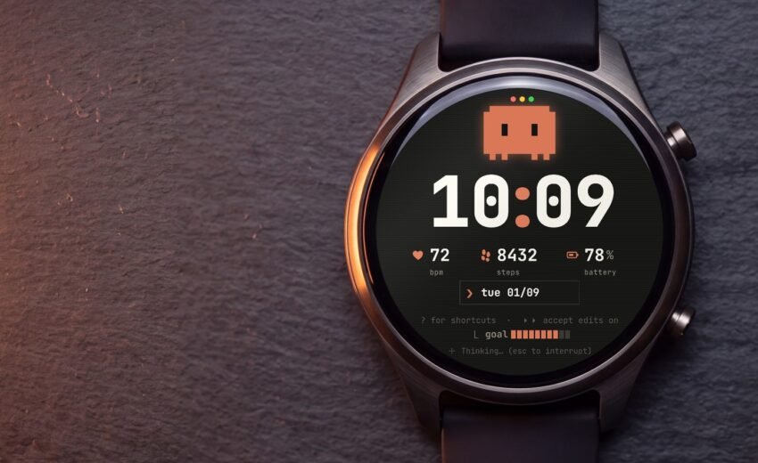 Watch face do Claude Code para Garmin: baixe grátis na Connect IQ