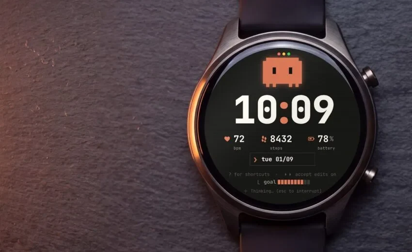 Watch face do Claude Code para Garmin: baixe grátis na Connect IQ
