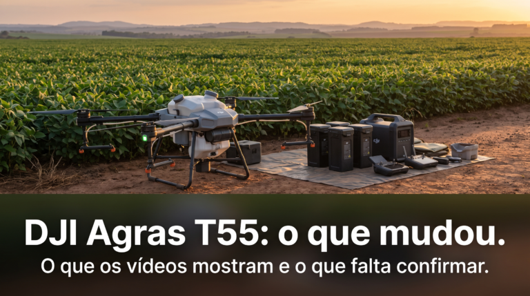 DJI Agras T55: o que mudou