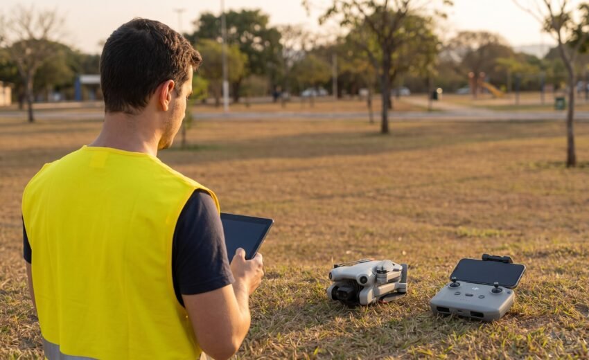 Abordagem de drone: o que o fiscal pode pedir, como comprovar cada item no celular e o que acontece se faltar (2026)